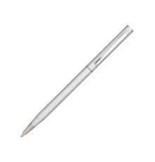 Ручка металлическая шариковая Slim, серый