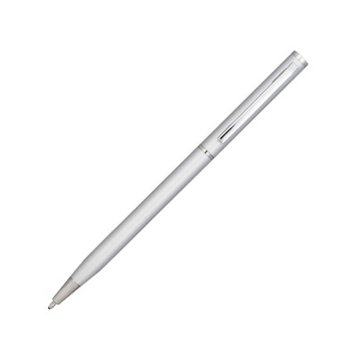 Купить Ручка металлическая шариковая Slim, серый с нанесением