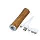 Купить PB_wood2 Универсальное зарядное устройство power bank круглой формы. 2200MAH. Красный с нанесением логотипа