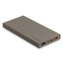 Внешний аккумулятор Rombica NEO ARIA Stone, 10000мАч, Soft-touch, PD, QCharge, Type-C, тёмно-серый