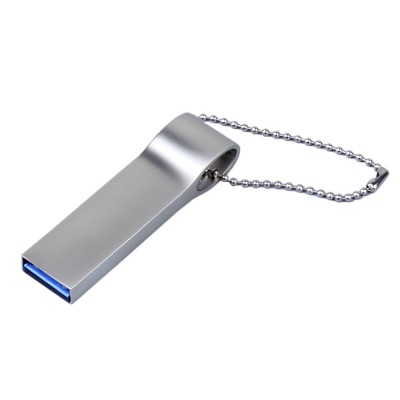 Купить USB 2.0-флешка на 512 Мбайт с мини чипом, компактный дизайн, боковое отверстие для цепочки с нанесением логотипа