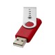 Купить USB-флешка на 16 Гб Rotate Basic, красный с нанесением логотипа