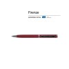 Купить Ручка Firenze шариковая автоматическая софт-тач, красная с нанесением логотипа