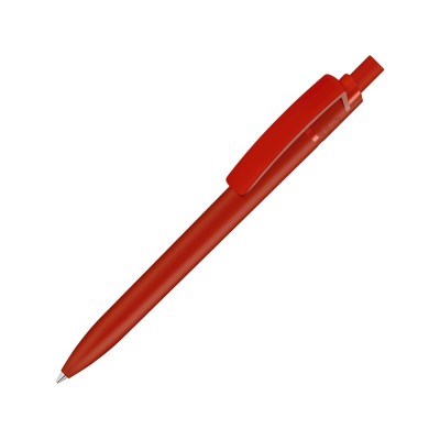 Купить Ручка шариковая пластиковая из RPET RECYCLED PET PEN STEP F, красный с нанесением логотипа