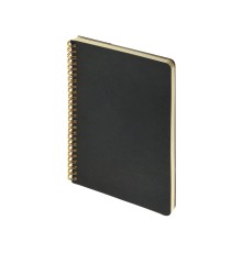 Бизнес тетрадь на гребне А5 Pragmatic, 60 листов в клетку, черный