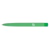 Купить Ручка пластиковая шариковая трехгранная Trinity K transparent Gum soft-touch с чипом передачи инфо, зеленое яблоко с нанесением логотипа