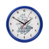 Купить Часы настенные разборные Idea, синий с нанесением логотипа