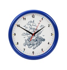Часы настенные разборные Idea, синий