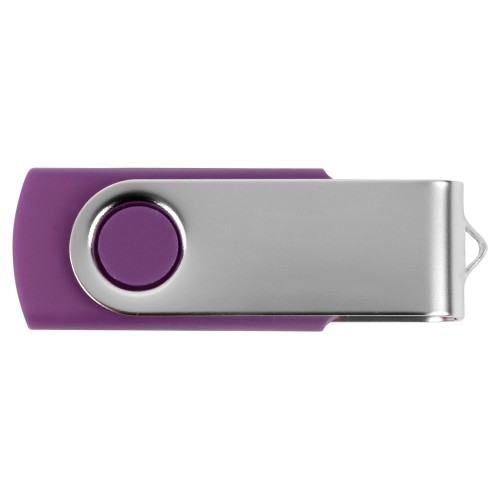 Купить Флеш-карта USB 2.0 16 Gb Квебек, фиолетовый с нанесением логотипа