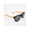 Купить Солнцезащитные очки EDEN с дужками из натурального бамбука, натуральный/черный с нанесением логотипа