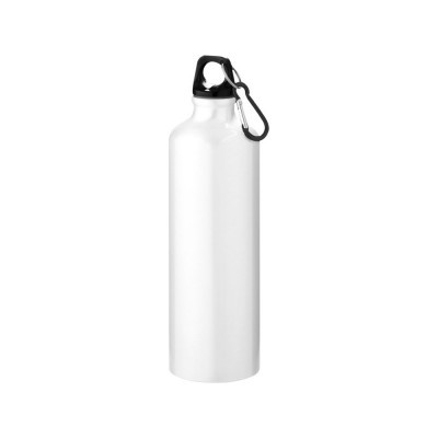 Купить Бутылка для воды с карабином Oregon, объемом 770 мл, белый с нанесением логотипа