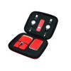 Купить Подарочный набор USB-SET в кожанном исполнении в коробочке на 16 Гб, красный с нанесением логотипа