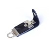 Купить USB-флешка на 16 Гб в виде брелка, черный с нанесением логотипа