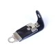 Купить USB-флешка на 16 Гб в виде брелка, черный с нанесением логотипа