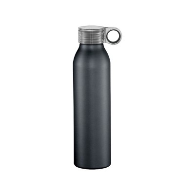 Купить Спортивная алюминиевая бутылка Grom, черный с нанесением логотипа