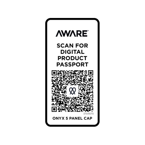 Купить Onyx с 5 панелями Aware™ кепка из переработанных материалов - Oatmeal с нанесением логотипа