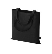 Сумка-шоппер Reviver из нетканого переработанного материала RPET, черный