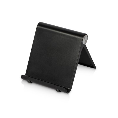 Купить Складная подставка Klik для телефона складная, черный с нанесением логотипа