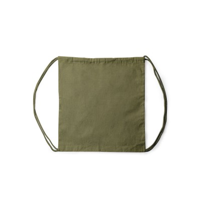 Купить Рюкзак-мешок NASKA из конопляной ткани, венчурный зеленый с нанесением логотипа