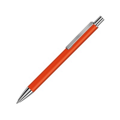 Купить Металлическая автоматическая шариковая ручка Groove, оранжевый с нанесением