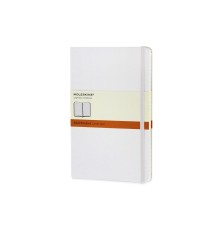 Записная книжка Moleskine Classic (в линейку) в твердой обложке, Large (13х21см), белый