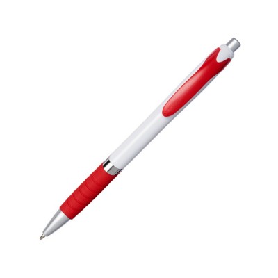 Купить Шариковая ручка Turbo в белом корпусе, белый/красный, синие чернила с нанесением логотипа