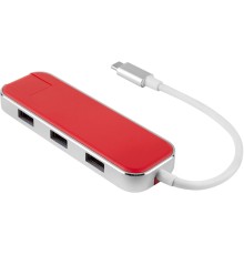 Хаб USB Rombica Type-C Chronos Red