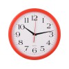 Купить Часы настенные Attendee, красный с нанесением логотипа