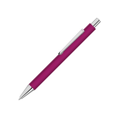 Купить Ручка шариковая металлическая Pyra soft-touch с зеркальной гравировкой, розовый с нанесением