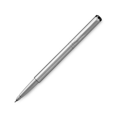 Купить Ручка роллер Parker Vector Standard Stainless Steel CT, серебристый с нанесением логотипа