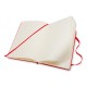 Купить Записная книжка Moleskine Classic (в линейку) в твердой обложке, Large (13х21см), красный с нанесением логотипа