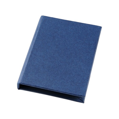 Купить Небольшой комбинированный блокнот, синий с нанесением логотипа