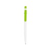 Купить Ручка шариковая Этюд, белый/зеленое яблоко с нанесением логотипа