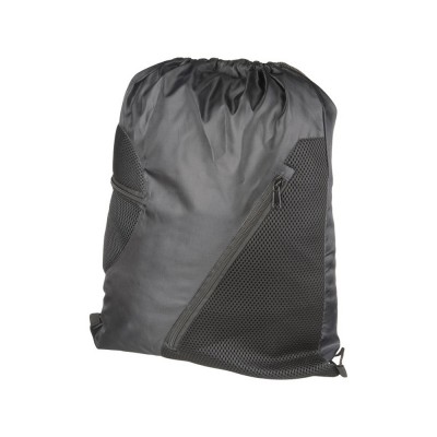 Купить Спортивный рюкзак из сетки на молнии, черный с нанесением