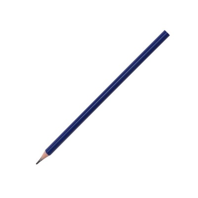 Купить Трехгранный карандаш Conti из переработанных контейнеров, синий с нанесением логотипа