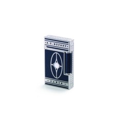 Зажигалка Orient Express Premium. S.T.Dupont, синий/серебристый