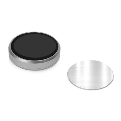 Купить Магнитный держатель для телефона Magpin mini, черный/стальной с нанесением логотипа