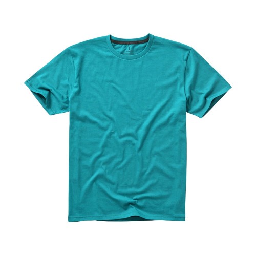 Купить Nanaimo мужская футболка с коротким рукавом, аква с нанесением логотипа