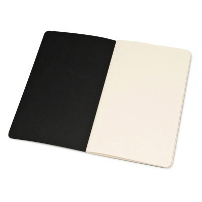 Купить Записная книжка Moleskine Cahier (нелинованный, 1 шт.), Large (13х21см), черный с нанесением