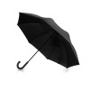 Купить Зонт-трость Lunker с большим куполом (d120 см), черный с нанесением логотипа
