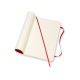 Купить Записная книжка Moleskine Classic Soft (нелинованный), Large (13х21см), красный с нанесением логотипа