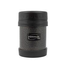 Термос из нерж. стали для еды тм ThermoCafe HAMJNL-350FJ Hammertone Coating, 0.35L, серый