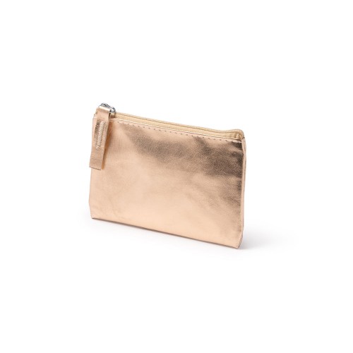 Купить Кошелек MAUVE из полиуретана с глянцевой отделкой, розовое золото с нанесением логотипа