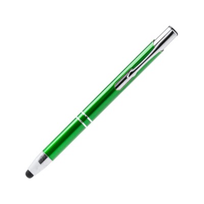 Ручка-стилус металлическая шариковая KRUGER, папоротник