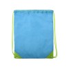 Купить Рюкзак- мешок Clobber, голубой/зеленое яблоко с нанесением логотипа