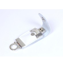 USB-флешка на 64 ГБ в виде брелка, белый
