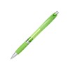 Купить Шариковая ручка с резиновой накладкой Turbo, лайм с нанесением логотипа