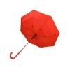Купить Зонт-трость Color полуавтомат, красный с нанесением логотипа