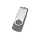 Купить Флеш-карта USB 2.0 8 Gb Квебек, серый с нанесением логотипа