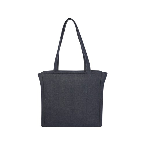Купить Weekender эко-сумка из переработанного материала Aware™ плотностью 500 г/м² - Джинс с нанесением логотипа